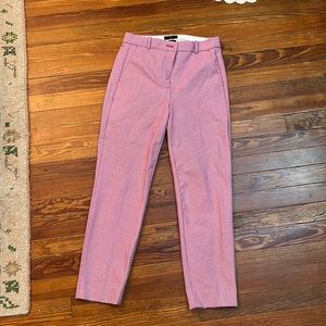 J Crew Cameron Pant - Pink Houndstooth